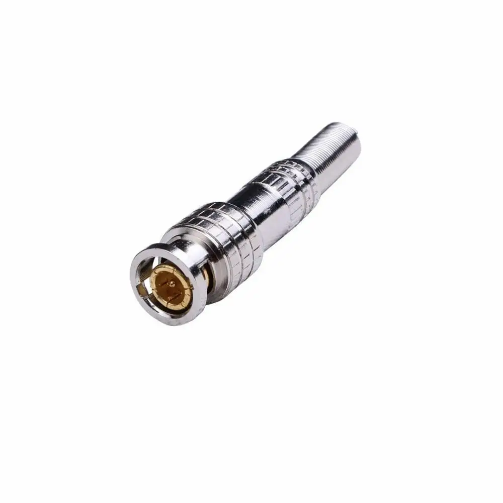 Пружинный штекер BNC RG59 75-5 коаксиальный разъем для камеры видеонаблюдения 5 МП 2 Мп