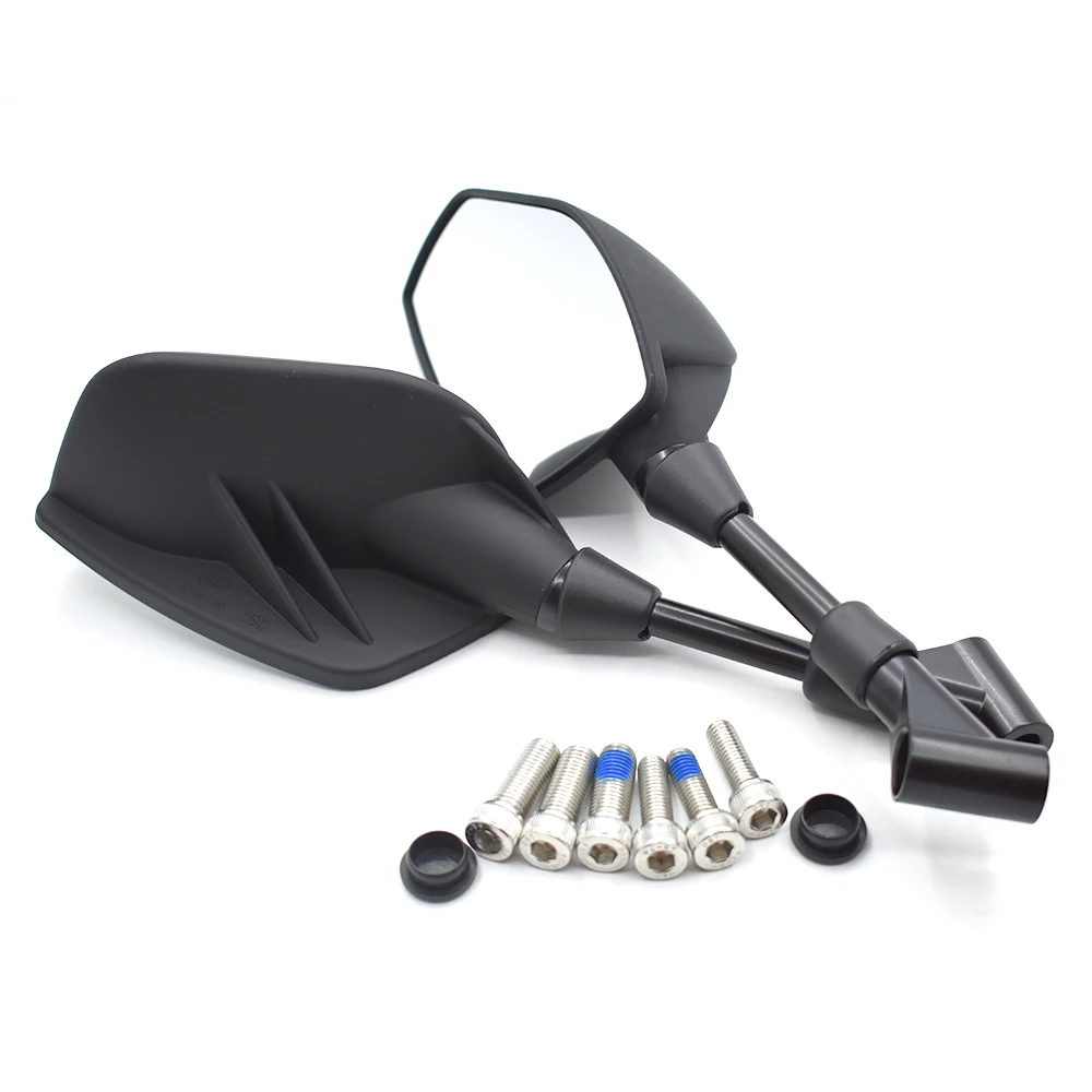 Универсальное зеркало заднего вида для мотоцикла 8 мм 10 черное YAMAHA YZF R1 R6 R6S YZF-R25