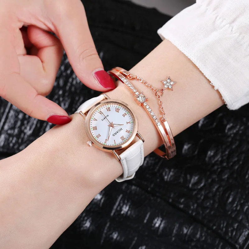 

100pcs / lot new Fantasy Time Watch Durable luxury watch belt night light personality fashion large dial women's watch