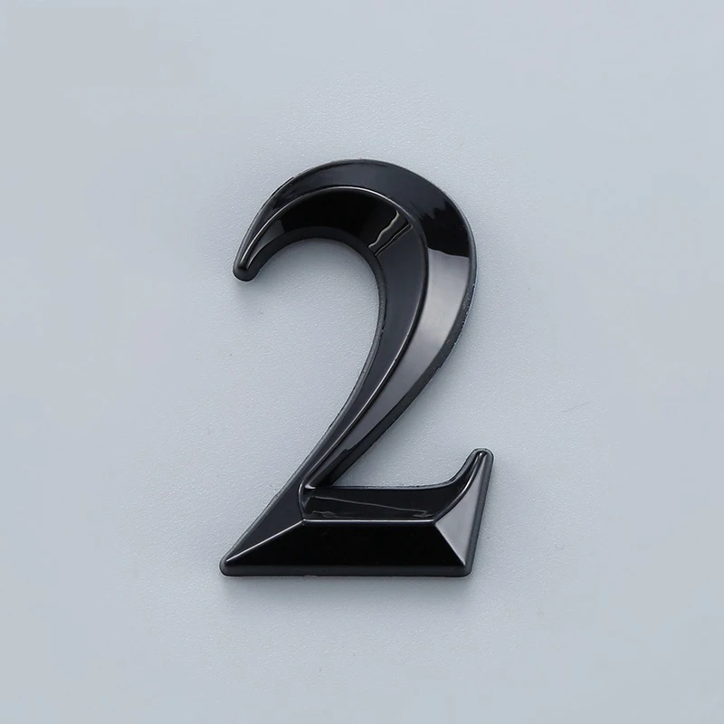 Высота 5 см 3D цифры для ворот от 0 до 9 пластиковая бирка с номером дверной налет