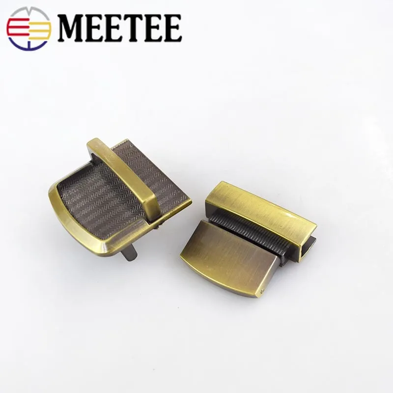 Металлическая сумка Meetee 2/4 шт. застежки для женской сумки застежка Пряжка сделай