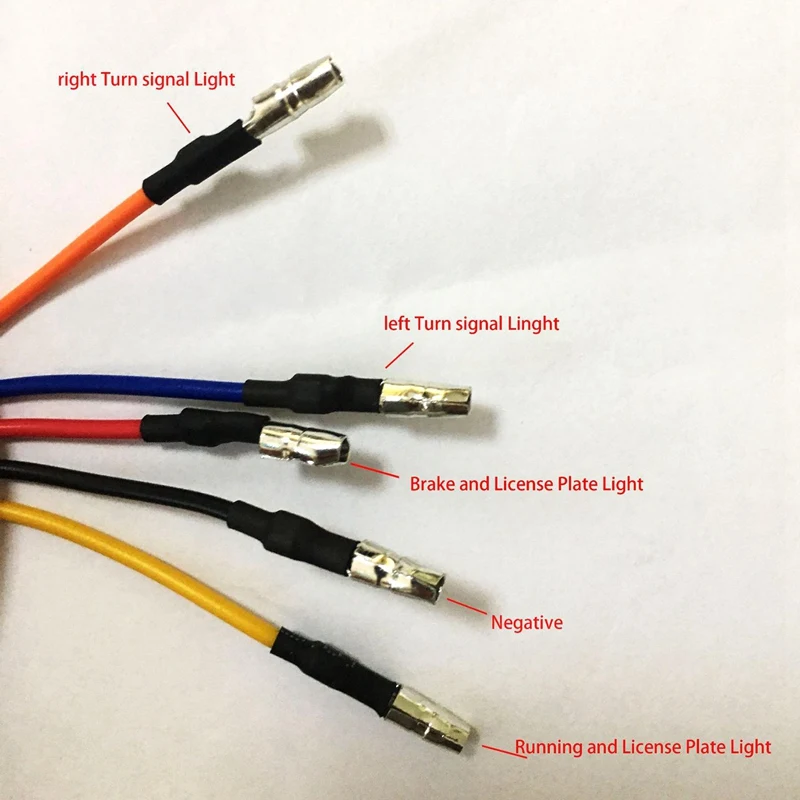 

Universal Motorcycle LED Tail Light, License Plate Light With Bracket, Turn Signal, Brake Light