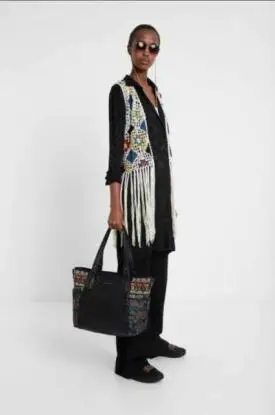 

2021 New Spain desigual women's bag shoulder bag ladies fashion portable messenger bag women's Inclined shoulder bag05