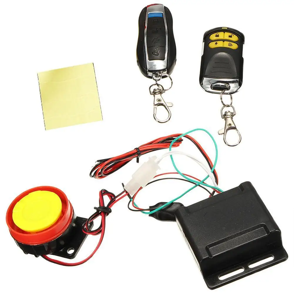 

12V Car High Power Siren Security Alarm System Remote Control Anti-theft Motorcycle Bike Waterproof High Power Alarm System
