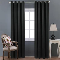white pink eyelet blackout curtains for living room bedroom black purple thick thermal insulated window curtain treatment