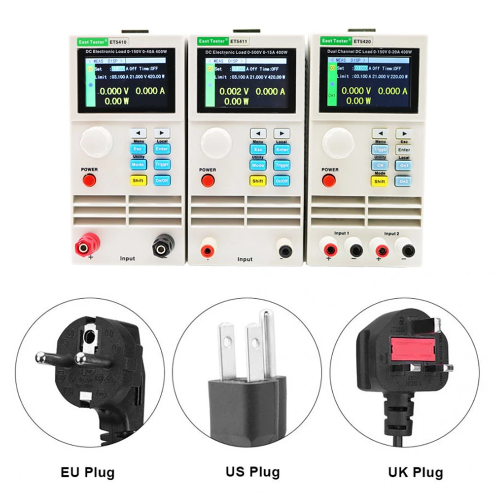 ET54 DC программируемая электронная нагрузка один/двухканальный 400 Вт 150 в 500 В CV CC CR CP