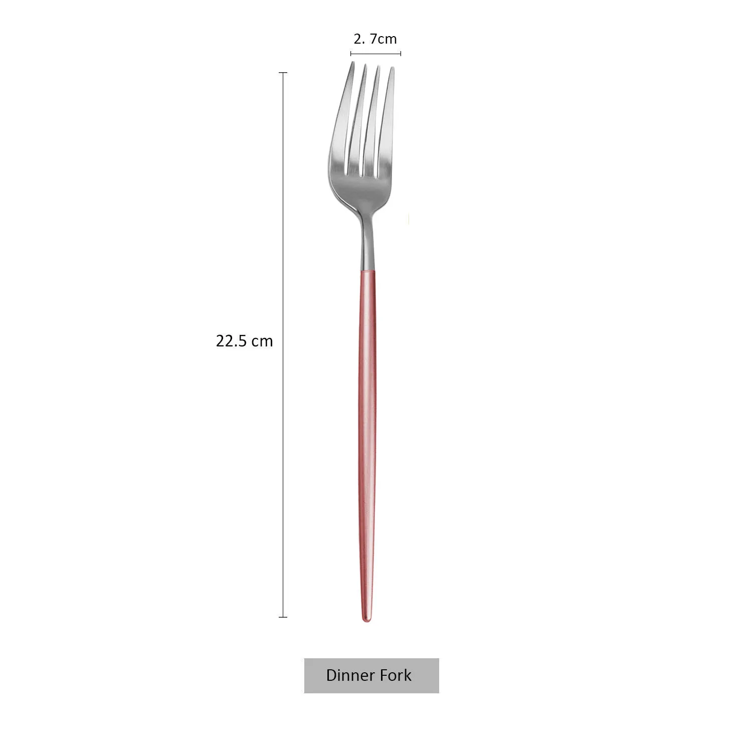 Розовый серебристый цвет набор столовых приборов посуда из нержавеющей стали