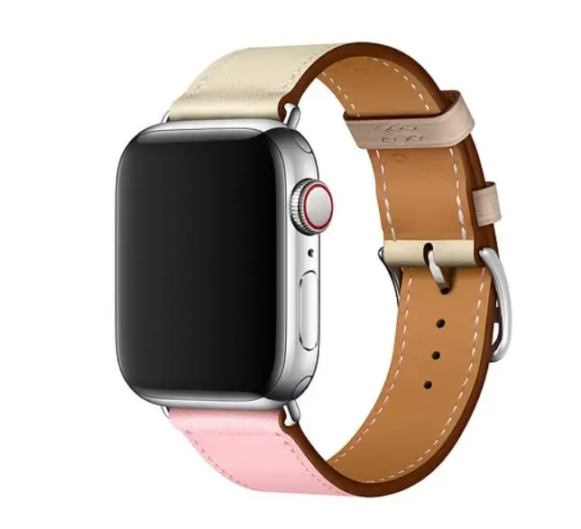 Серия 5/4/3/2/1 из натуральной кожи браслет ремешок для наручных часов Apple Watch один