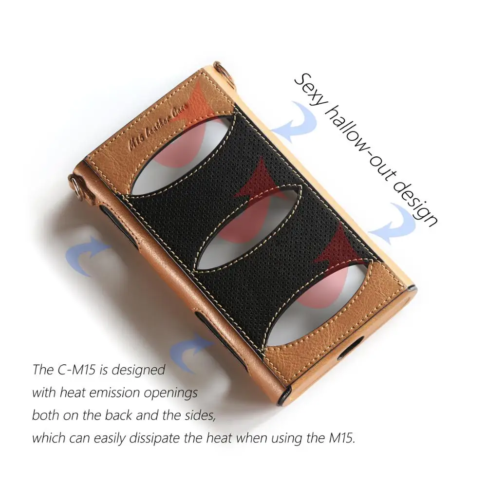 DD ddHiFi C M15 из натуральной кожи чехол для FiiO флагманский DAP музыкальный плеер с
