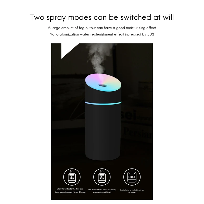 

Air Humidifier Car Aroma Essential Oil Diffuser Cool Mist Fogger Maker Home Aromatherapy Diffuser Humidifier