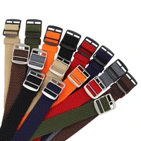 pure color belem belt nylon canvas strap woven mesh strap soft one over the watch strap 18 20 22mm