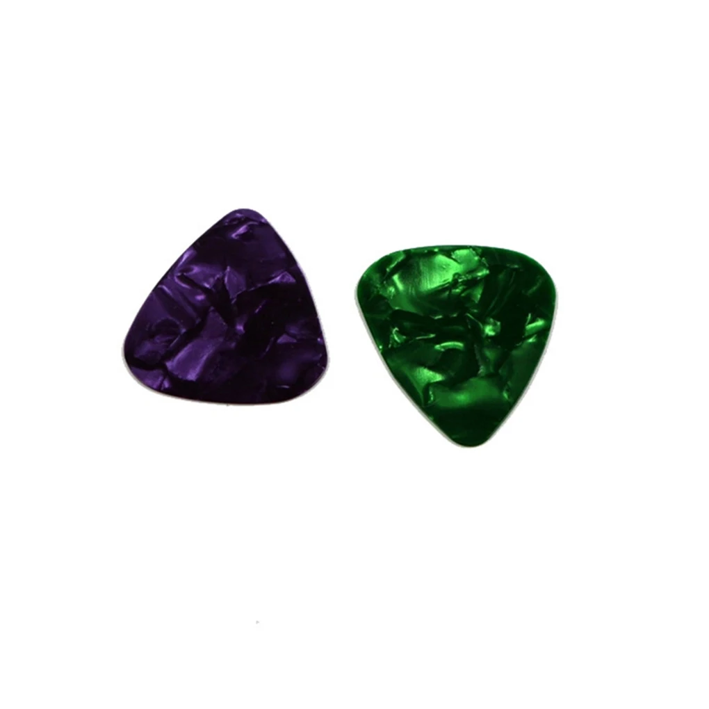 10Pcs Celluloid Plastic Guitar Picks Plectrums for Acoustic Electric | Спорт и развлечения