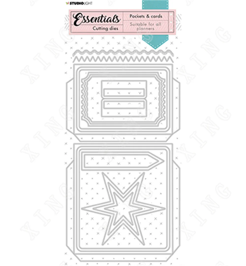 

Craft Mold Pocket and Label Star Newest Metal Cutting Dies Diy Scrapbooking Stickers Photo Album Decoration Embossing Stencils