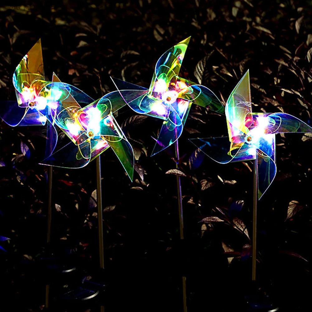 저렴한 2pcs 태양 LED 정원 빛 다채로운 풍차 통로 램프 마당 잔디 안뜰에 대 한 야외 마당 장식 풍경 조명 저렴한 2pcs 태양 LED 정원 빛 다채로운 풍차 통로 램프 마당 잔디 안뜰에 대 한 야외 마당 장식 풍경 조명