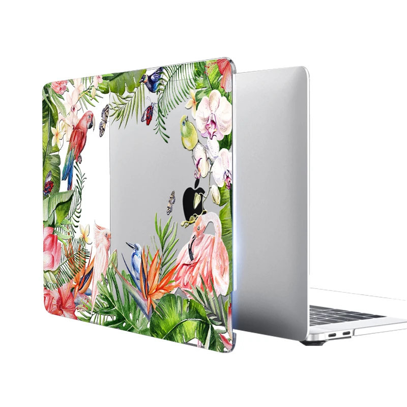 MTT чехол для ноутбука с цветочным узором и кристаллами для Macbook Air 11 13 Pro retina 13 15 дюймов с сенсорной панелью, Жесткий Чехол для ноутбука