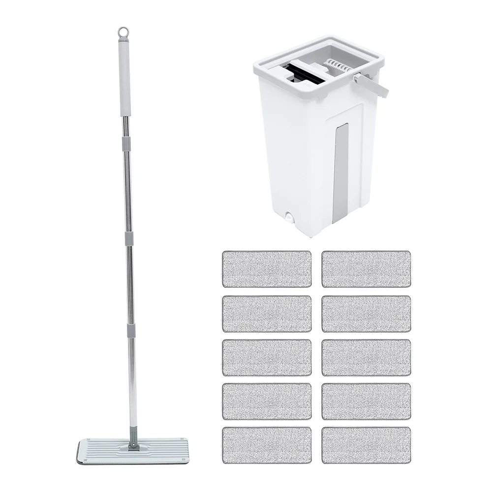 

1 Set Mop Bucket 360° Rotatable Microfiber Mop Cleaning Tool Mop Cleaning Accessories