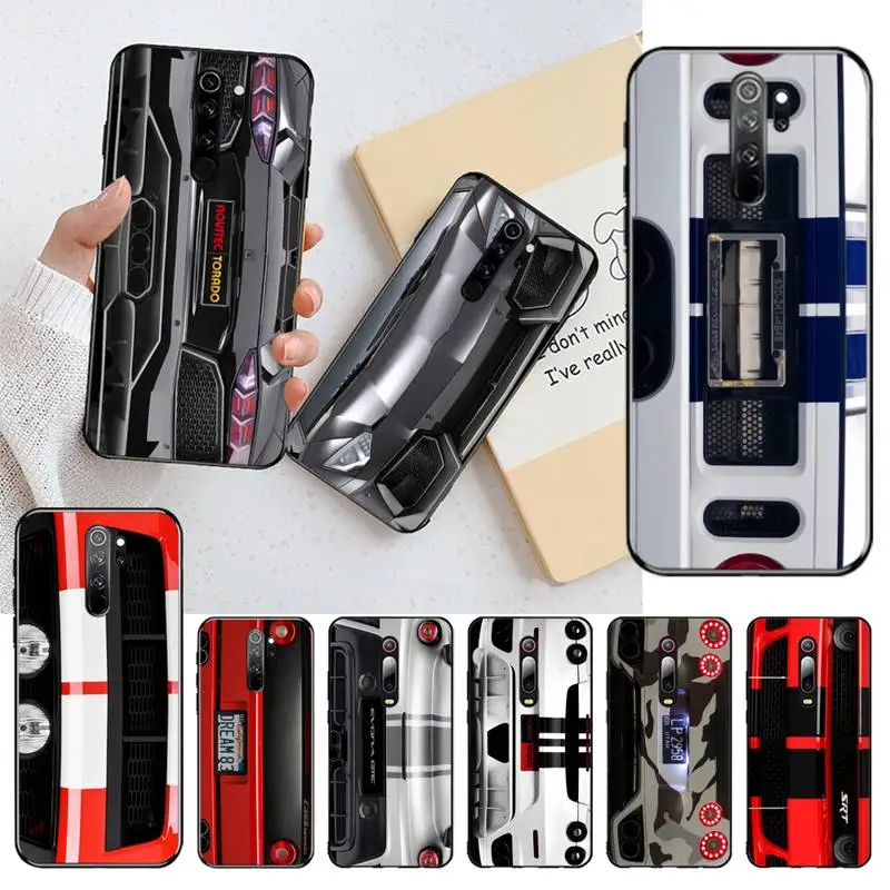 

HPCHCJHM car license plate Newly Arrived Black Cell Phone Case for Redmi Note 9 8 8A 8T 7 6 6A 5 5A 4 4X 4A Go Pro