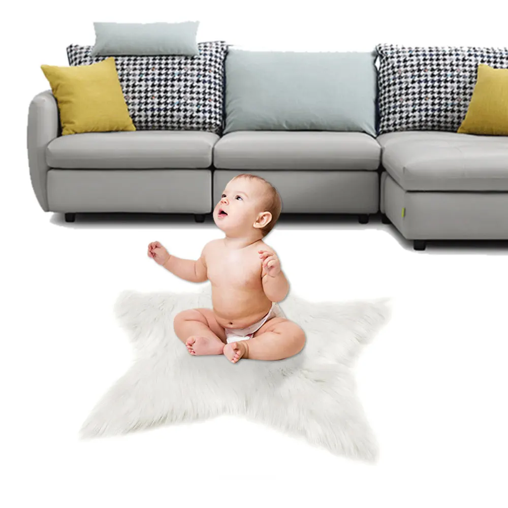 Коврик для пола с пентаграммой нескользящий коврик ворсистый мягкий пушистый