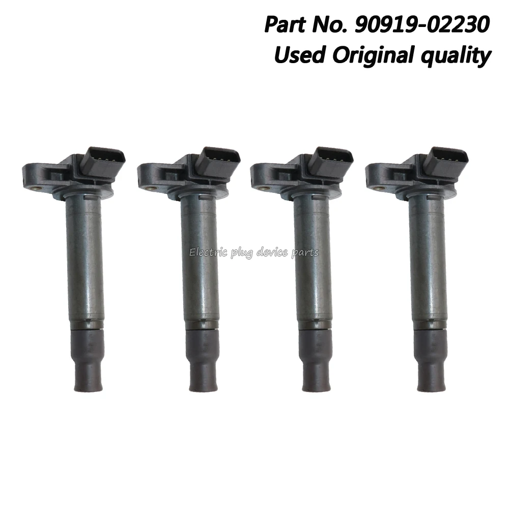4 шт. OEM 90919 02230 Катушка зажигания для Toyota 4runner Land Cruiser Sequoia Tundra Lexus GS300 LS430 SC430 GX470 LX470 4.3L