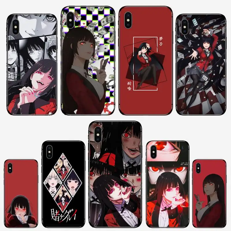 

Kakegurui Jabami Yumeko Phone Case for iPhone 11 12 mini pro XS MAX 8 7 6 6S Plus X 5S SE 2020 XR