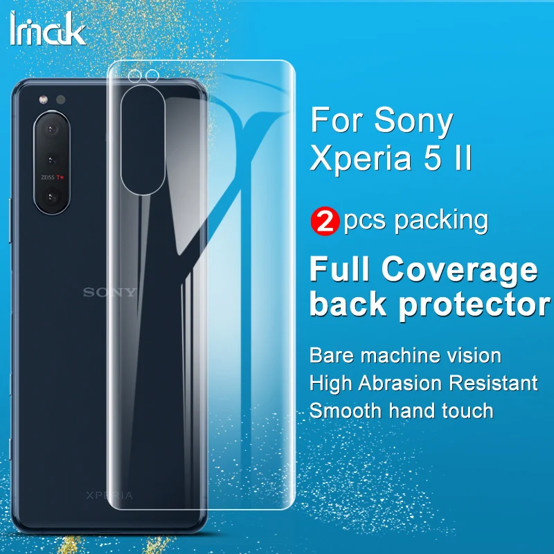 Гидрогелевая пленка imak Для Sony Xperia 1 5 ii мягкая защитная для экрана прозрачная
