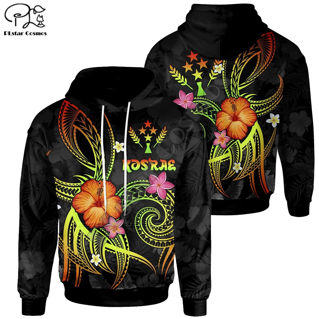 Новинка модная Толстовка PLstar Cosmos Kosrae в Полинезию свитшоты с 3D-принтом пуловеры