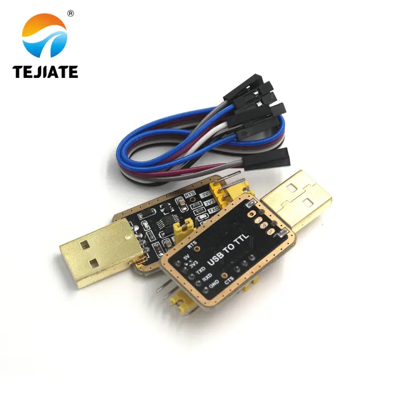 1PCS CH340G FT232BL-RL CH340E Reflesh Module Serial-port-USB To TTL Transform Modular Unit STC Download Wire Gold-colour Type |