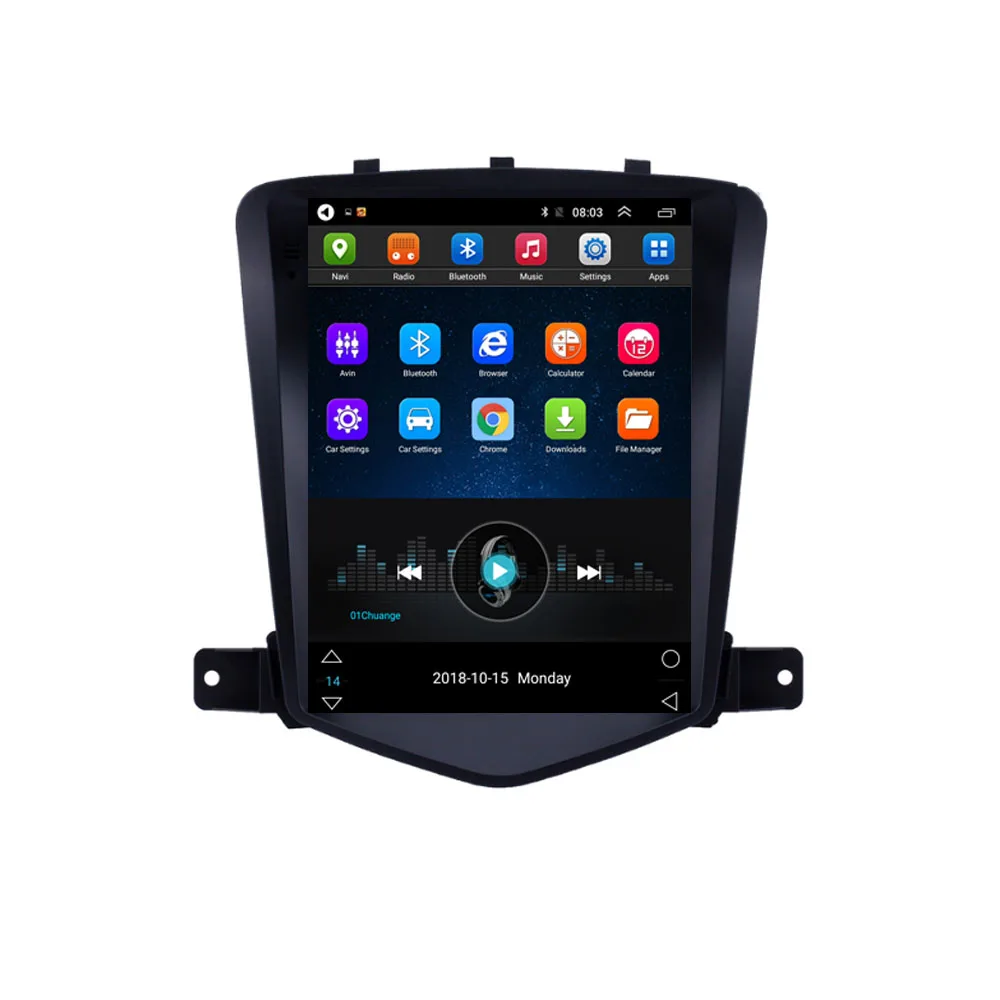 4G LTE Android 9 для Chevrolet cruze 2008-2013 мультимедийный стереопроигрыватель Tesla type