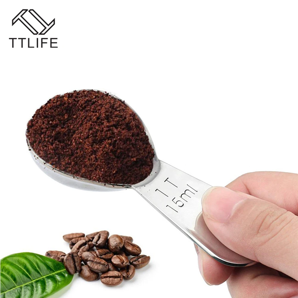 2 шт. мерная ложечка для кофе из нержавеющей стали с точным измерением