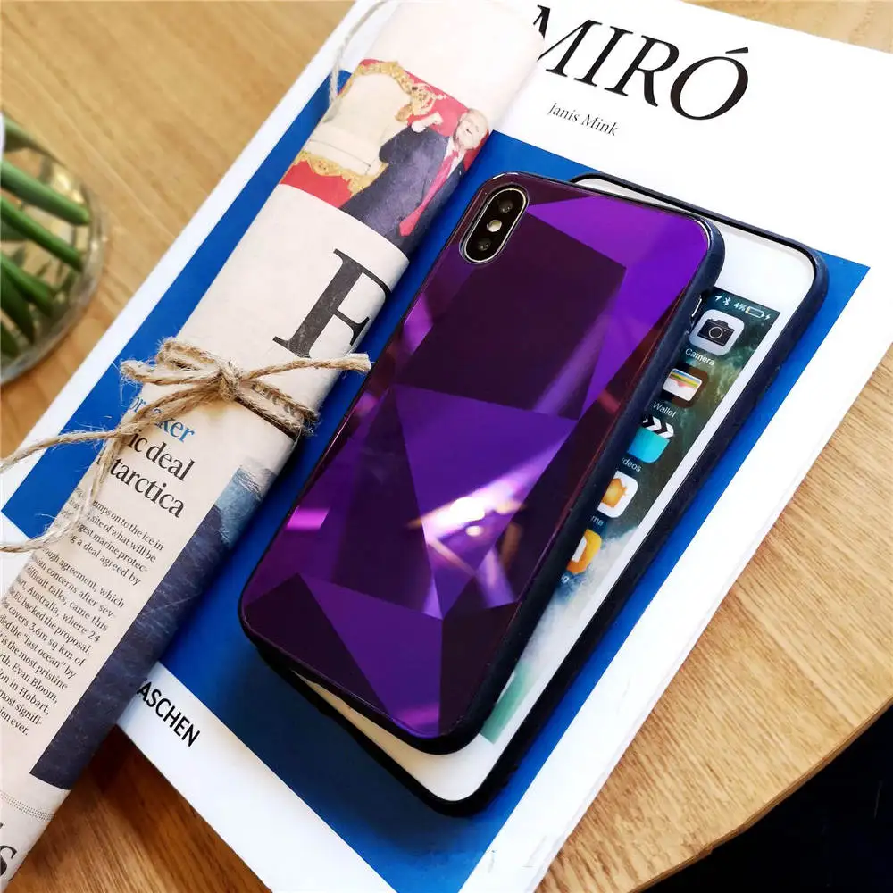 Новый 3D Алмазный чехол подходит для Iphone 66S 6P78 8P X Xs Xr Xsmax со светоотражающим
