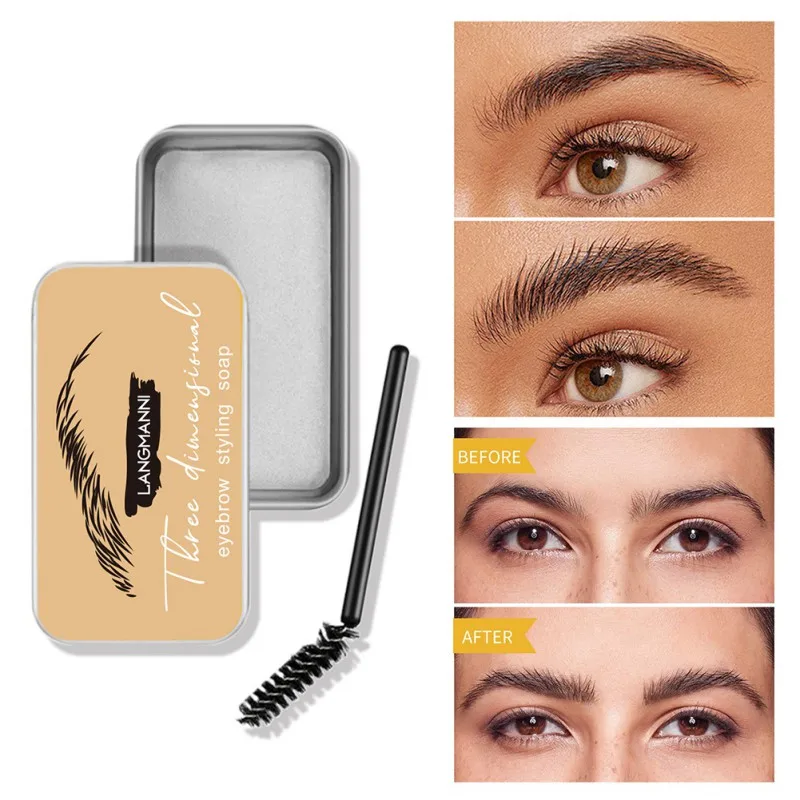

Waterproof Stereo Eyebrow Shaping Cream Easy To Use Color Fixation Natural Wild Eyebrow Artifact Durable Eyebrow Shaping Soap