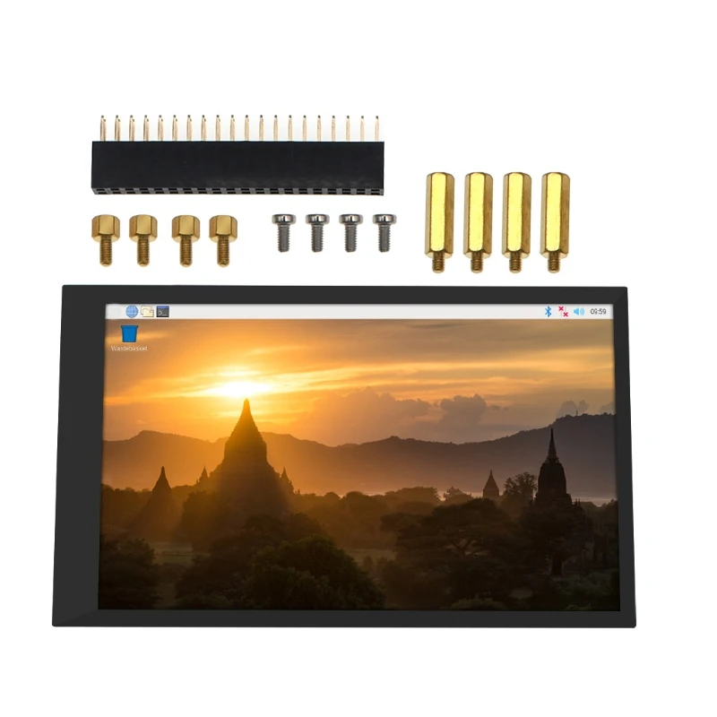 

4 Inch IPS CTP 800x480 Capacitive LCD Display Touch Screen for Raspberry Pi 4 Model B 3B 3B+