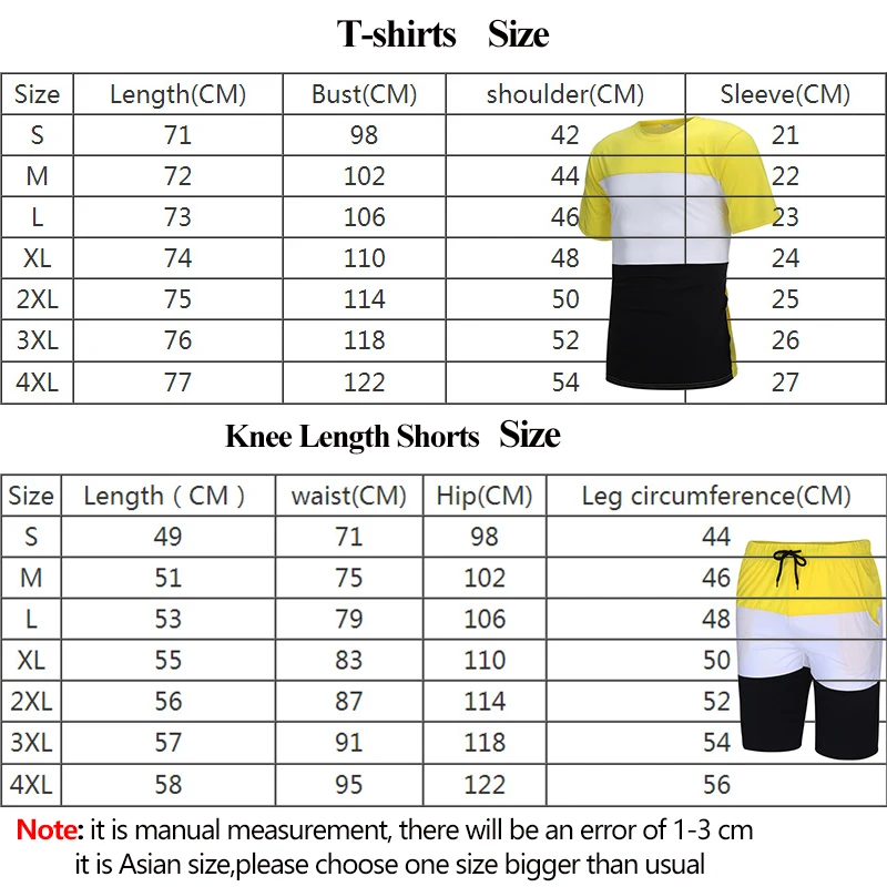 

Two Pieces Set Men Tracksuit Summer T-Shirts and Shorts Pant Suits O-Neck Short Sleeve Shirt Male Clothing Casual Outfits S-4Xl
