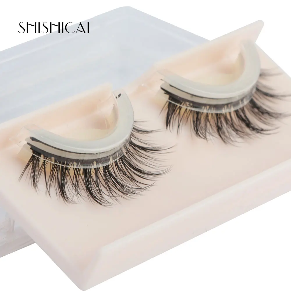 1 пара 3D норковые накладные ресницы самоклеящиеся элегантные для макияжа длинные