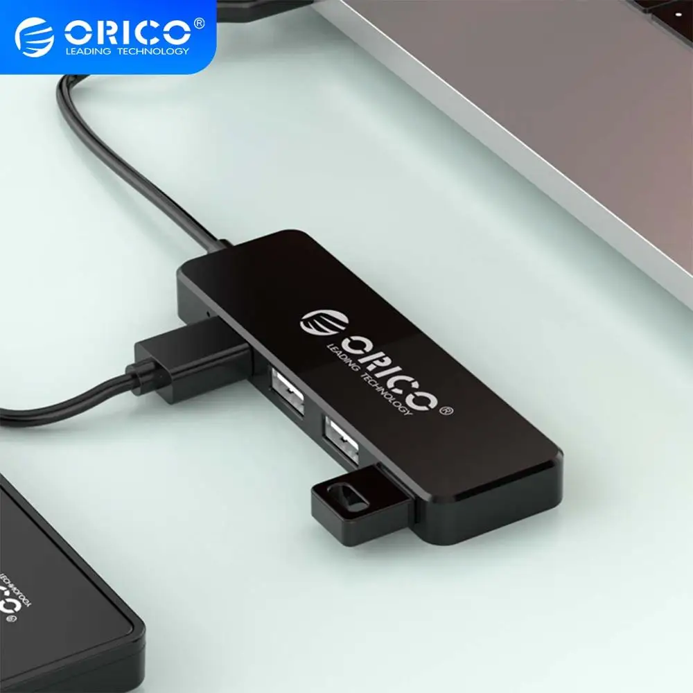 ORICO Mini usb хаб Multi 4 порта Высокоскоростной USB сплиттер Порт OTG Для iMac компьютера