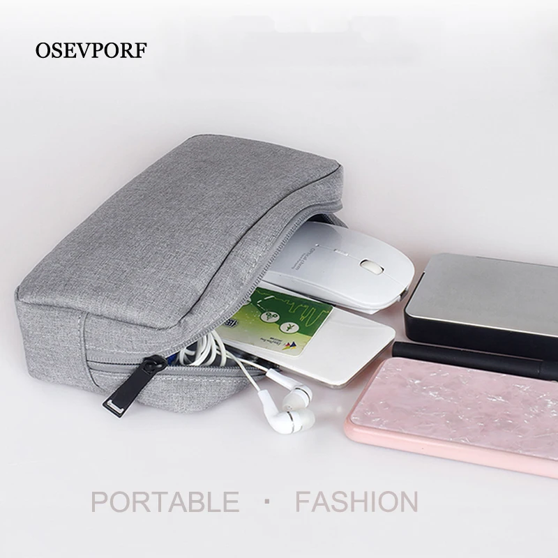 Портативный usb кабель органайзер для наушников Косметическое покрытие сумка