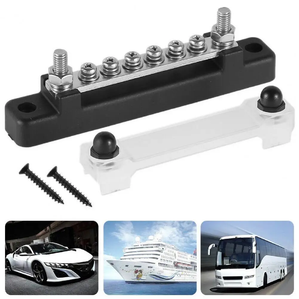 

Bus Bar Anti-corrosive Flame Retardant 6 Terminal Good Conductivity Negative Bus Bar for Car