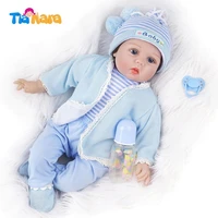 55cm baby toy dolls body silicone waterproof bath toys hot sale reborn toddler kids doll bebe newborn lifelike playmate boy girl