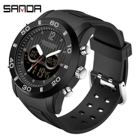 sanda fashion military sport watch men top brand luxury shock resist led digital quartz watches for men clock relogio masculino