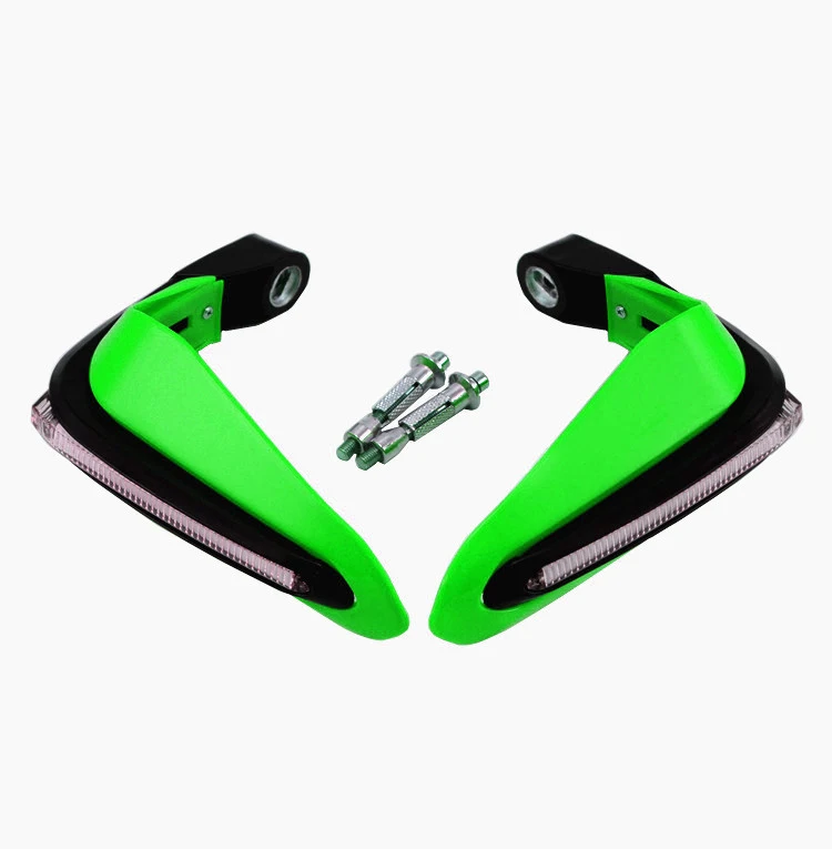 Мото rcycle handguard мото руль ручной защиты для honda xr 400 z800 kawasaki yamaha Virago suzuki ltr 450 yamaha fjr 1300 - Цвет: Зеленый