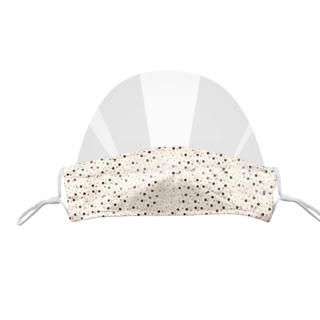 

masque mascarilla Mini Shield Washable Reusable Clear Face Mask Transparent Visual Mask Breathable Elastic Straps