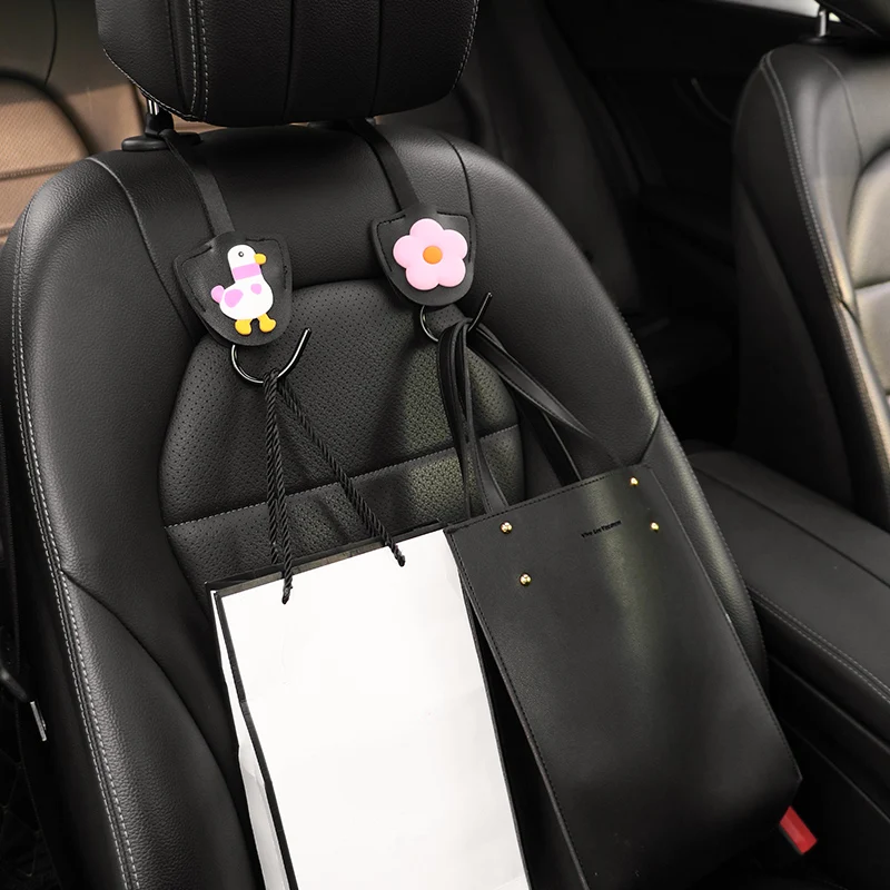 

Автомобильный крючок на спинку сиденья из мультфильма, милые детские носки, оригинальные, невидимый сиденье для хранения многофункциональ...