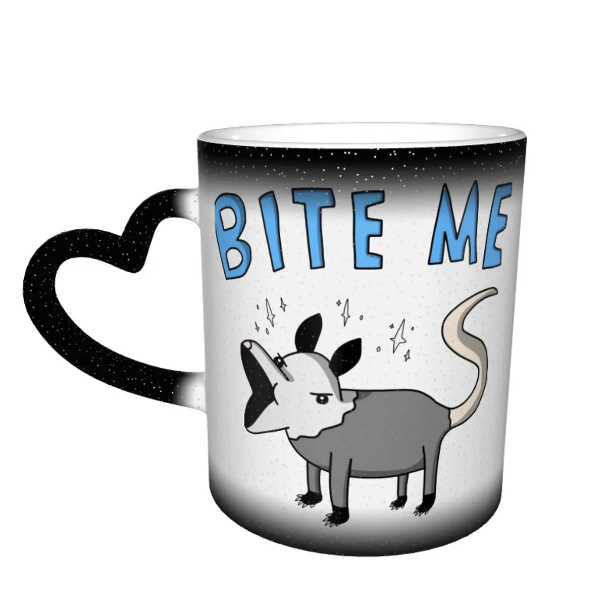 

Animal Bite Mug Cheap Retro Mug Porcelain Coffee That Changes Color Cups