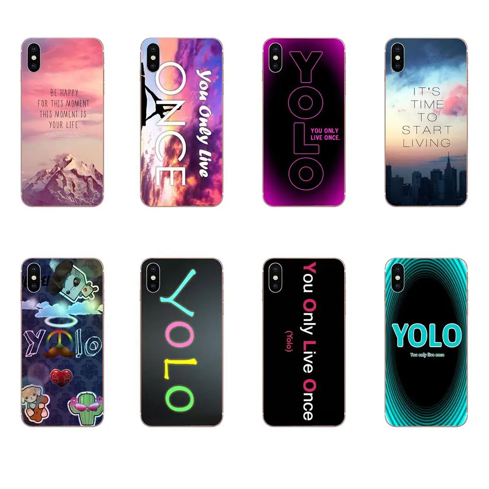 Вы живете только один раз Yolo печати милое постельное белье для Galaxy J1 J2 J3 J330 J4 J5 J6 J7