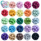 10 шт., деревянные бусины для прорезывания зубов, 16 мм