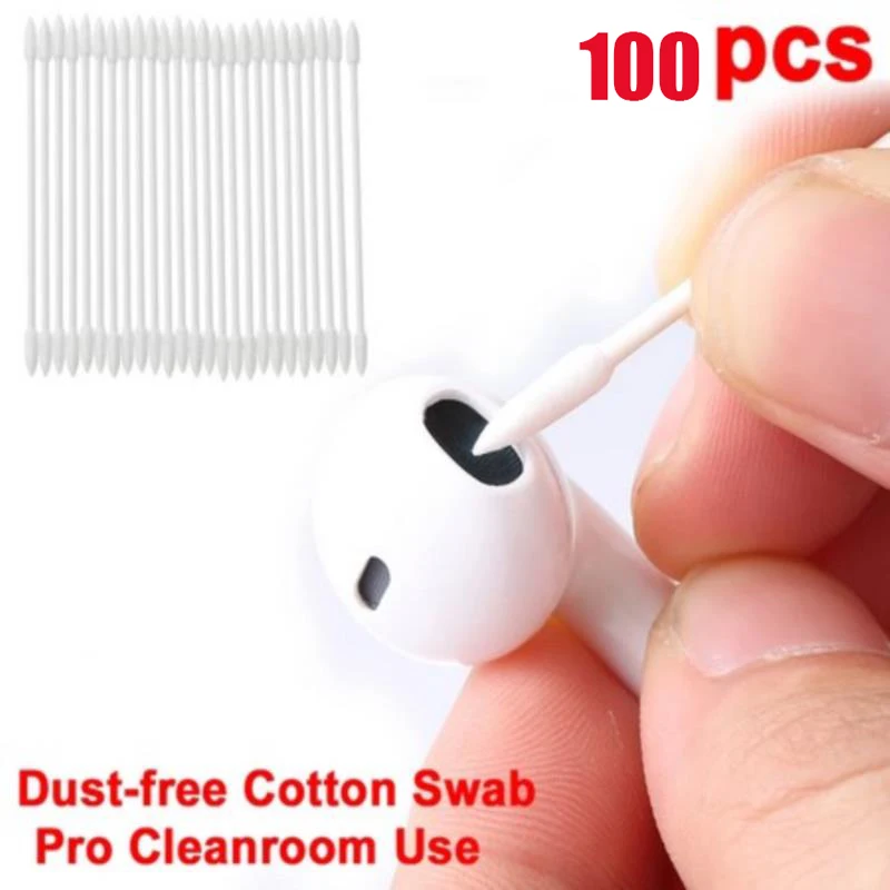 

100 шт., ватные палочки для чистки камеры