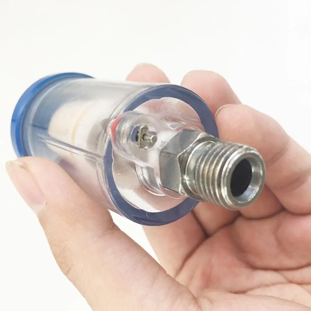 

Interface G 1/4" Blue Pro Mini in Line Air Filter Moisture Guns Trap Water For Paintwork Spray A0K0