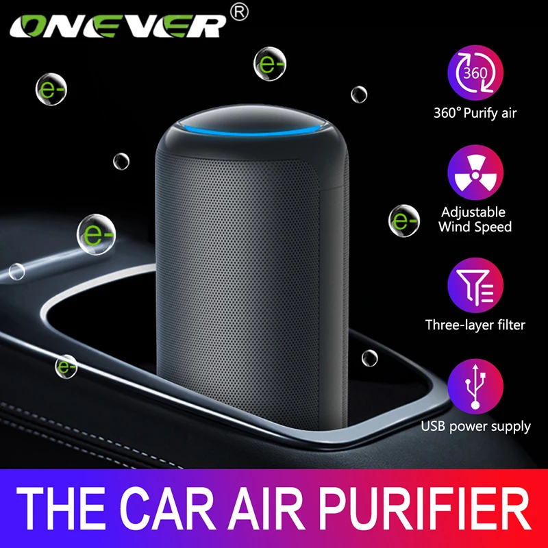 Onever автомобильный очиститель воздуха многослойный Композитный фильтр ионные