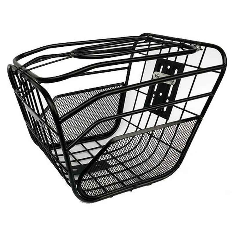Большая металлическая корзина для велосипеда антикоррозийный Съемный контейнер