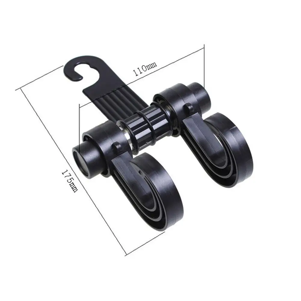 1 Pcs Abs 180 Degree Swivel Car Seat Back Hook Multi-functional Metal Auto Headrest Hanger Bag Holder |